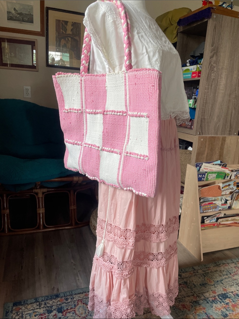 Cotton Carpetbag Tote